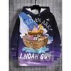 Children's Casual Cartoon Hooded Sweatshirt