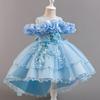 Princess Floral Puffy Wedding Dresses for Girls - Elegant Long Skirts and Formal Gowns