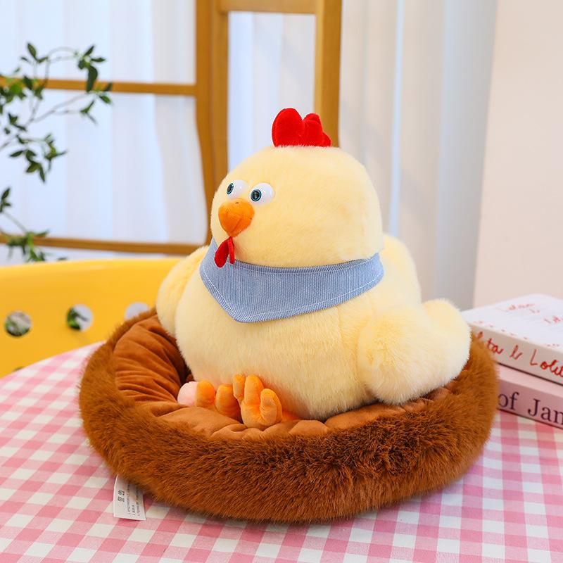 

New chick plush toy doll cute Mengmeng chick pier pier doll sofa ornament gift 30cm/0.5kg
