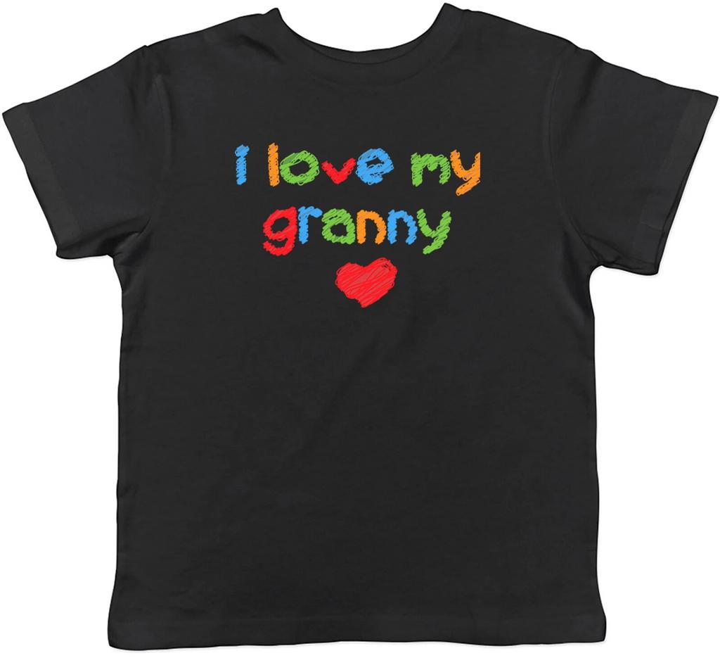 I Love My granny Childrens Kids T-Shirt Boys Girls