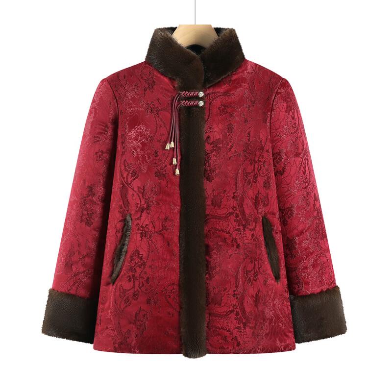 Women's Plush Thickened Winter Cotton Padded Jacket