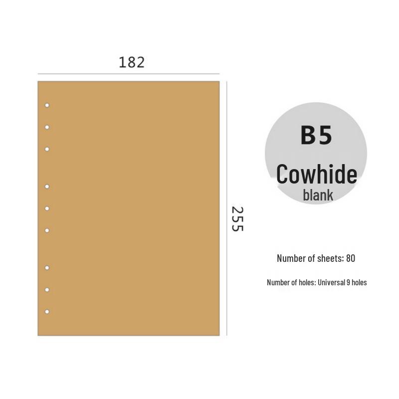 7-inch A6 B5 Loose-leaf Notebook A5 Notepad Replacement Pages