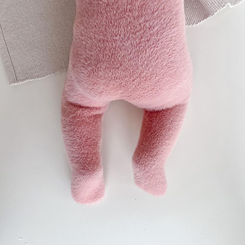 Influencer Baby Autumn Onesie Cute Bear Mink Velvet Romper