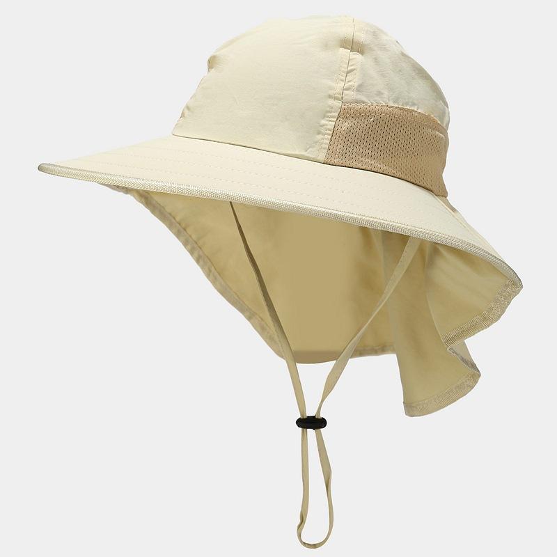 Sun Hat Children Spring and Summer Quick Drying Sun Protection Face UV Protection Bucket Hat Men's and Women's Hats Outdoor Ventilation