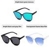 Trendy Big Frame Sunglasses With Uv Block For Fashionable Party And Daily Use