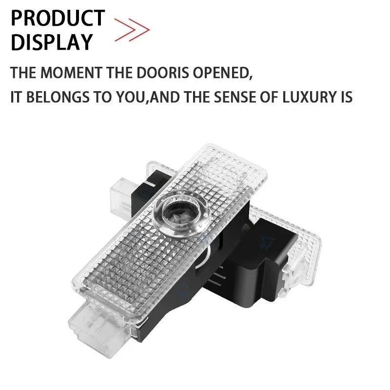 HD Led Welcome Light Car Door Projector Lamps For BMW E90 E91 E92 E93 E60 E61 F10 F07 E63 E64 F12 F13 G30 Accessories