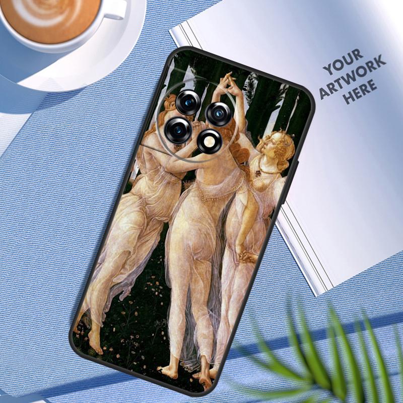 Sandro Botticelli Renaissance Kunst Hülle Für OnePlus Nord 5 CE 4 3 2 Lite N20 N30 OnePlus 15 13 12 11 9 10 Pro 12R 13T 13R Hülle