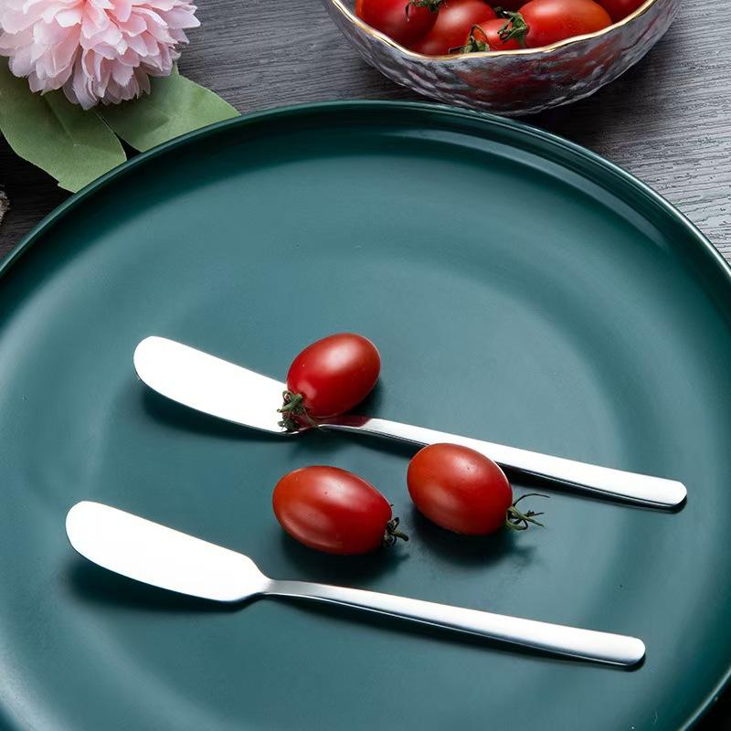 Butter Knife Stainless Steel Long Handled Oiled Cheese Bread Knife Cheese Spreader Kitchen Shovel Multifunctional Butter Shovel