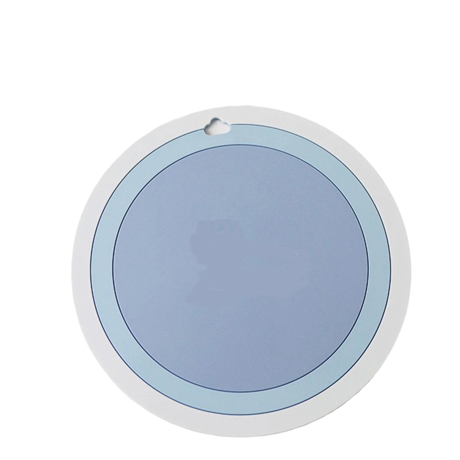 Creative Heat Resistant Plastic Placemat Table Mat Oil Resistant Waterproof Round Dining Mat Non Slip Surface Protector One Size синий