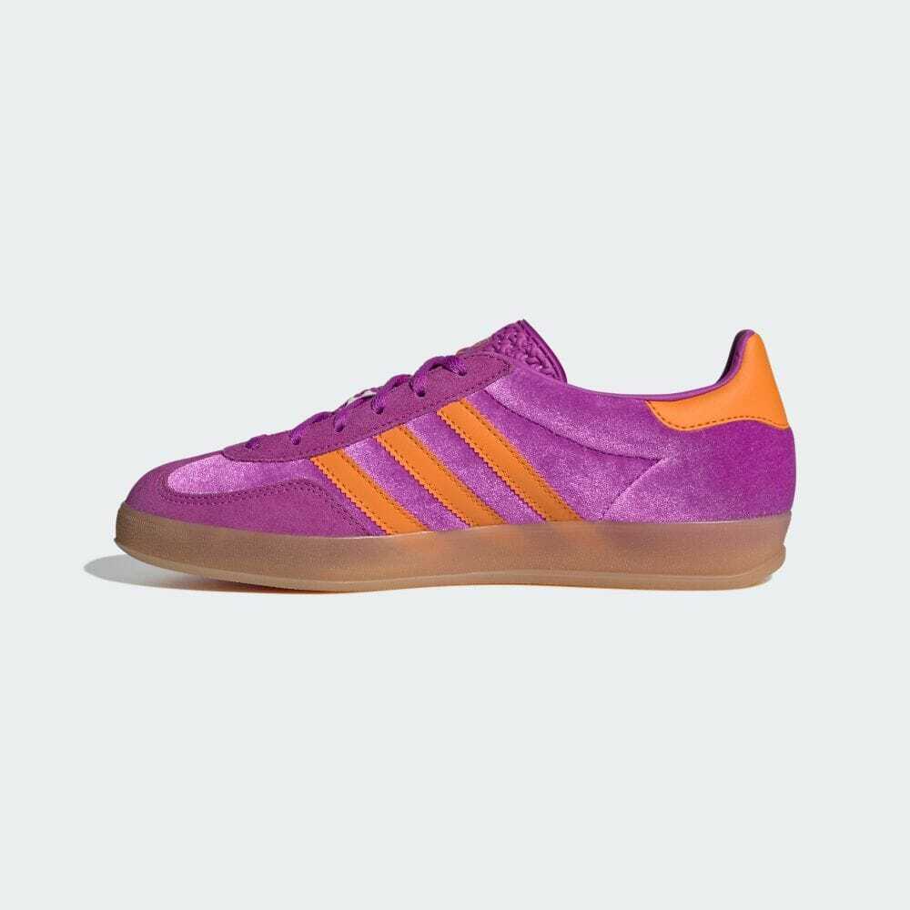 IH0277 adidas Originals Gazelle Indoor Paars Burst Oranje Rubber (Vrouwen)