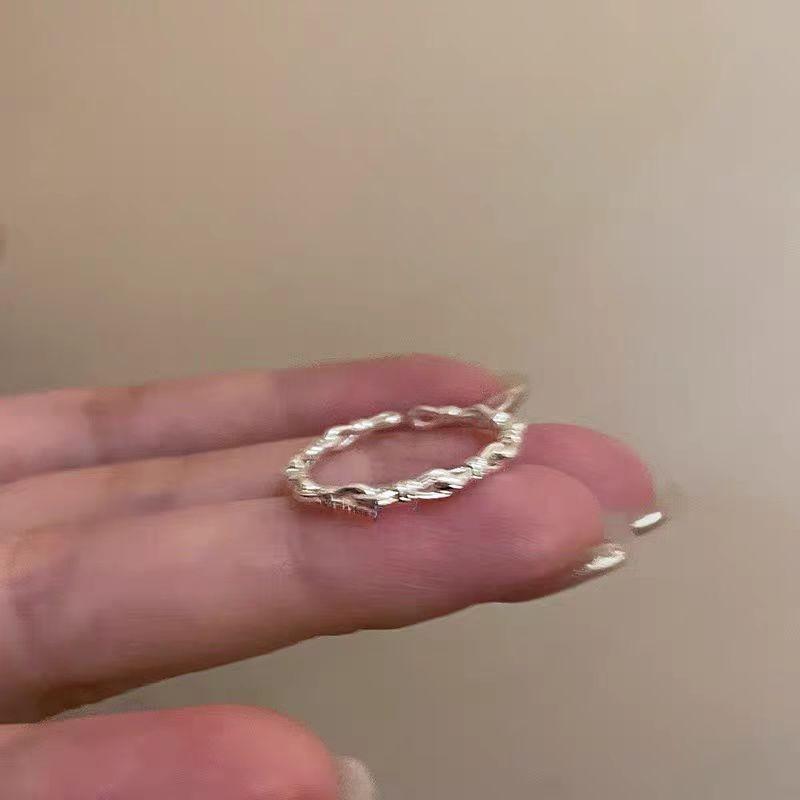Tide Temperament Sweet Niche Versatile Design Ring Daily Commute Index Finger Ring