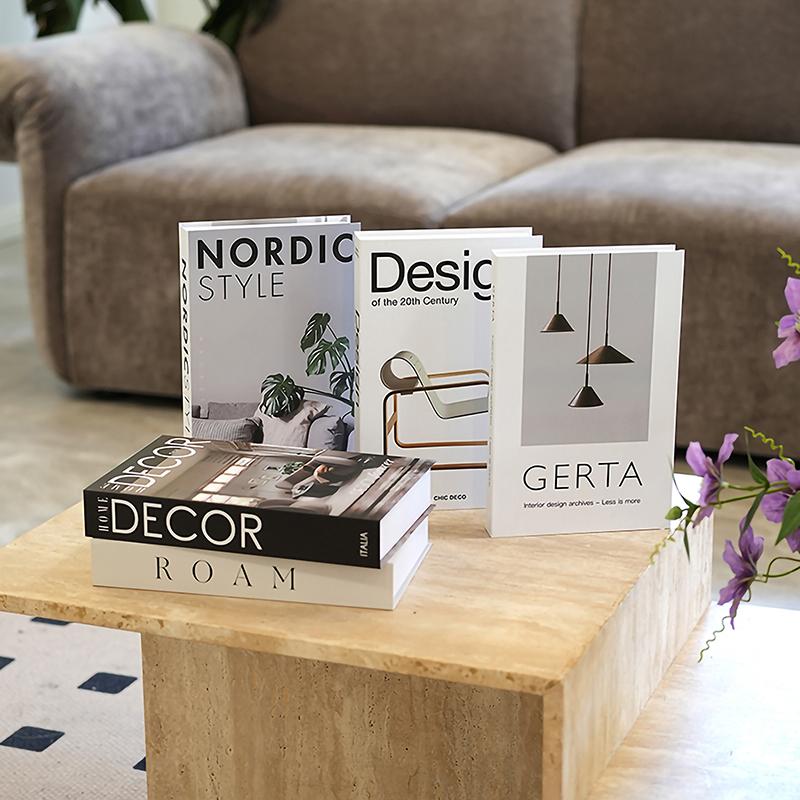 Fake Books Ornament Shooting Props Simple Decorative Book Coffee Table Decoration Bookshelf Decor