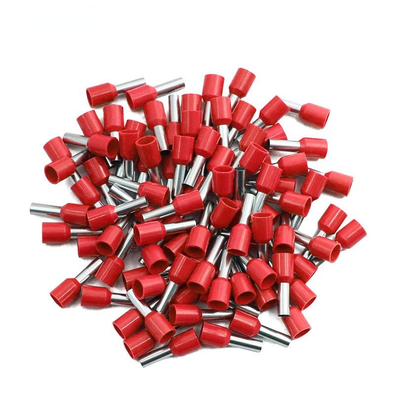 1000Pcs/Pack E0508 E7508 E1008 Insulated Ferrules Terminal Block Cord End Wire Connector Electrical Crimp Terminator
