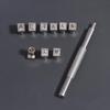 New 36Pcs/Set Stainless Steel Alphabet Number Stamp Punch Tools Kit DIY Craft Leathercraft Hole Punching Tools Kit