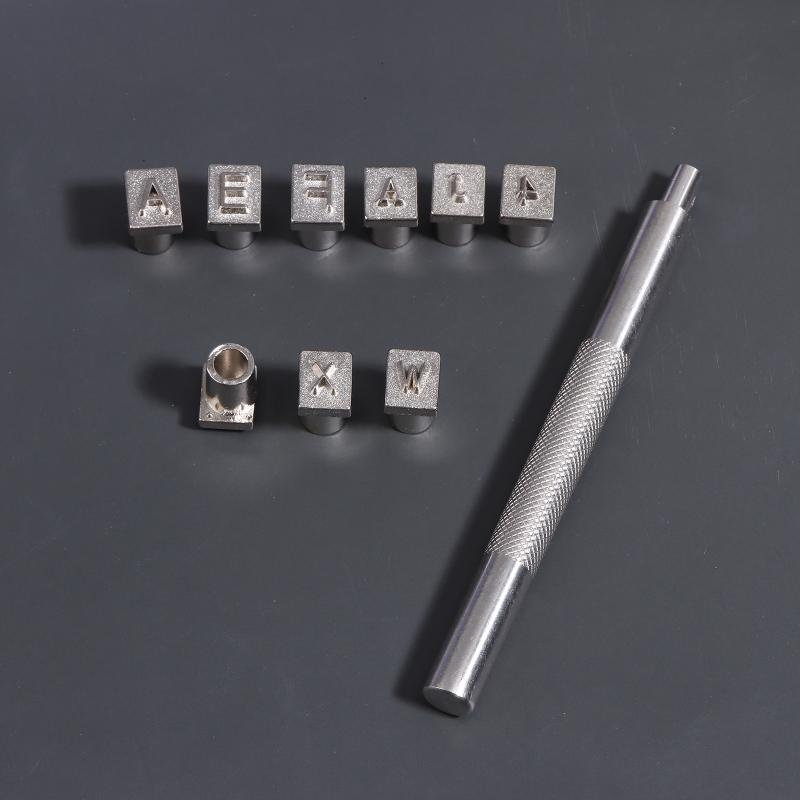 New 36Pcs/Set Stainless Steel Alphabet Number Stamp Punch Tools Kit DIY Craft Leathercraft Hole Punching Tools Kit