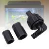 Aquarium Water Outlet Connector Set Plastic Noise Reduction Prevent Backflow Water Outlet Pipe Hose Adapter Set