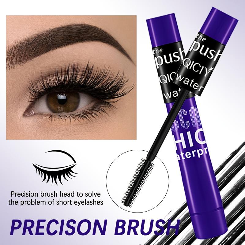 Two-Color Curling Volumizing Mascara, Natural Lengthening, Long-Lasting, Black & Brown. Anti-Fade, Anti-Clumping, Quick-Drying, Easy To Apply