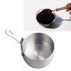 Stainless Steel Sauce Cup Mini Dipping Sauce Bowl Condiment Container with Handle for Restaurant S