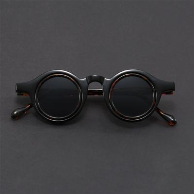 High Quality  Classic Round Sunglasses Women For Men Punk Sun Glasses Luxury Brand Designer Steampunk Popular Eyewear Uv400