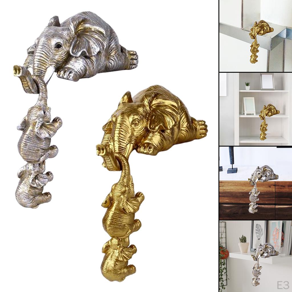 Statue Figurine Animal Sculpture Resin Crafts Ornament for Living Room Bookshelf Decor