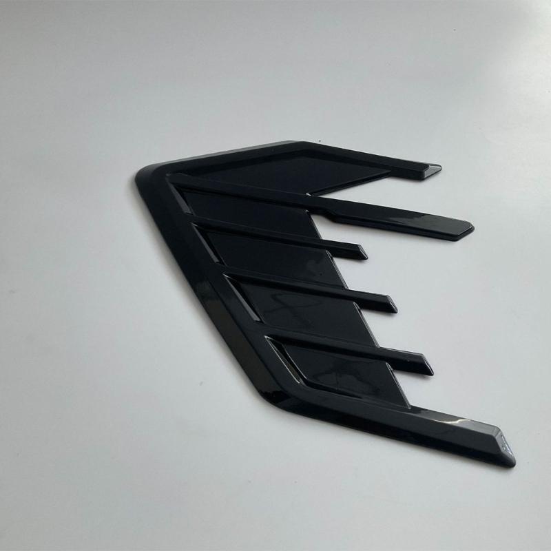 Car Side Air Outlet Vent Decoration Sticker Trim Exterior Styling Accessory ABS Construction Vent Decal