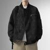 Korean Style Casual Jacket Men's Autumn and Winter Light Mature Style Baseball Collar Suede Jacket