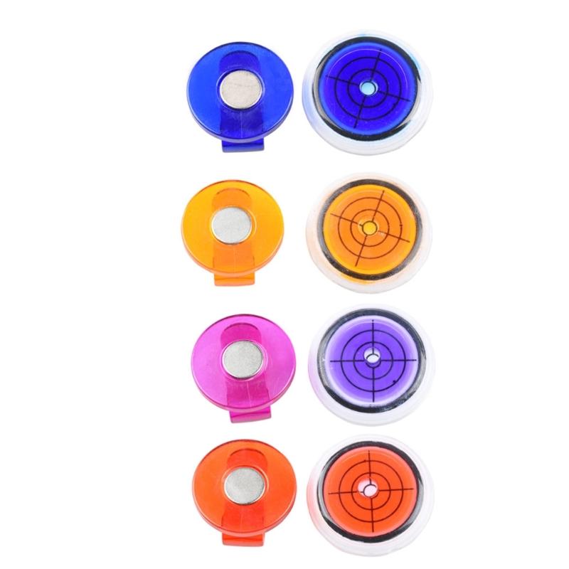 Ball Marker Hat Clip Easy Attachment Level Reading Ball Marker Training Tool Golf Marker Accessories Easy to Use