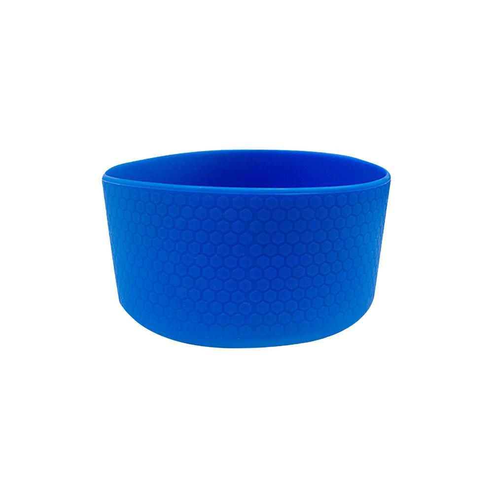 

64oz 12.5cm Bottle Cover Cup Heat Insulation Bottom Cover 125mm Anti Slip Sleeve Coaster Silicone Base Sports Cup Cover синий