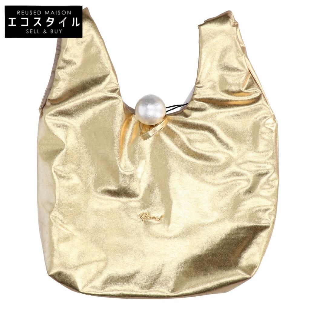 MUVEIL [Brand new, unused] MA242EBG001 Pearl Handbag goldUsed