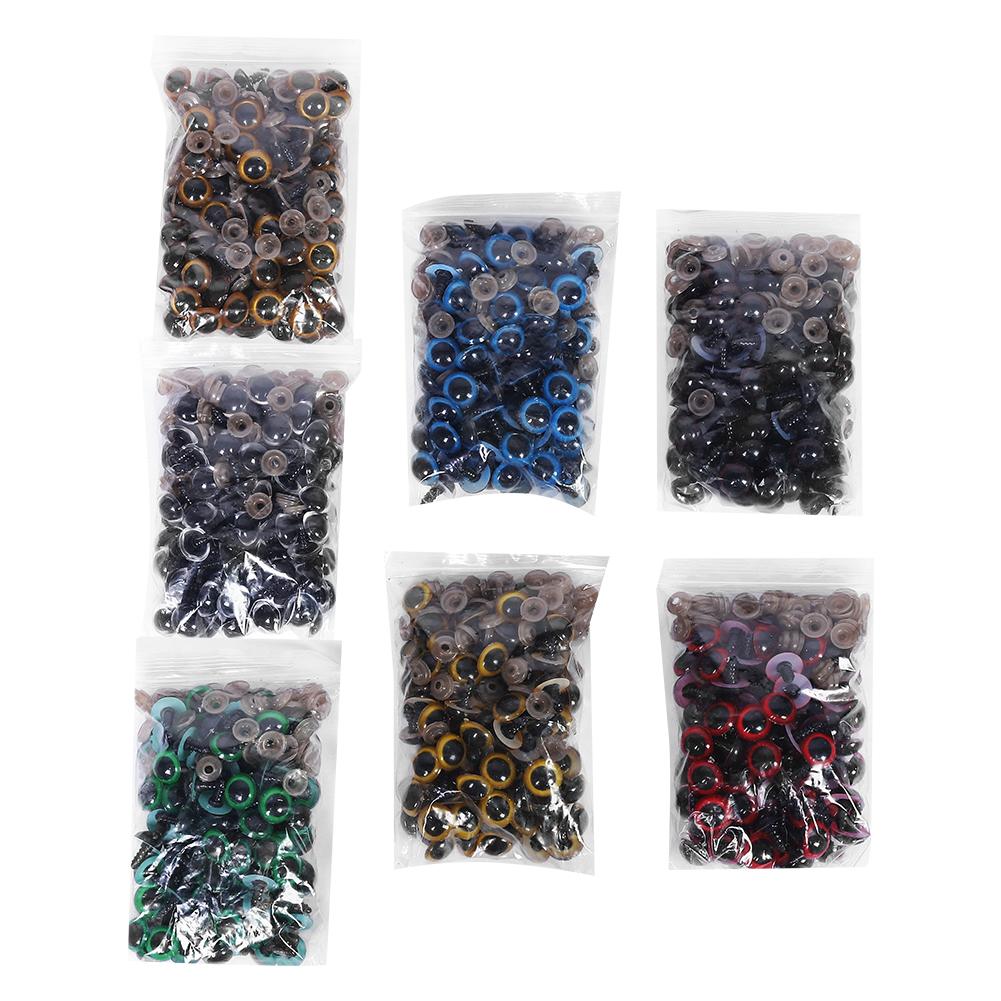 

Пластиковые безопасные глаза с шайбой, аксессуары для кукол, мягких игрушек, плюшевых кукол, 16 мм 16mm / 0.6in