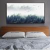 Nordic Style Misty Landscape Canvas Paintings Wall Posters And Prints Deep Forest Flying Bird Wall Pictures Home Decor Background Wall Decoration