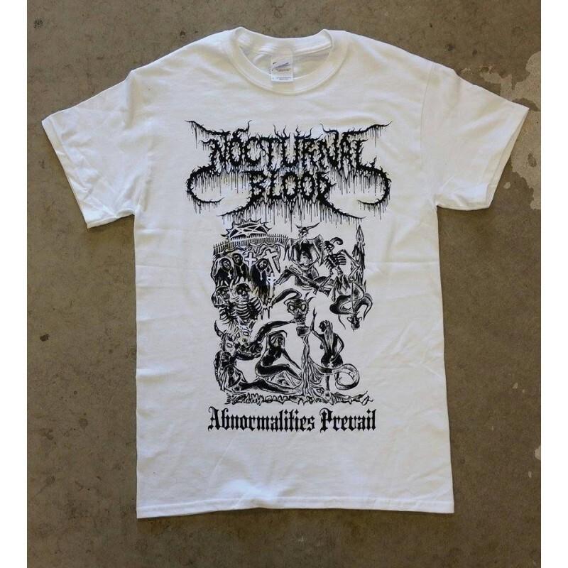 Nocturnal Blood (US) Abnormalities Prevail White T-Shirt EN297 Unisex T-Shirt XXL