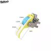 1*Industrial Flat Car Sewing Machine Universal Roller Wheel Presser Foot Thin Thick Leather Presser Feet Lockstitch Accessories