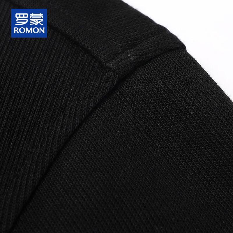 ROMON Men's Faux Two-Piece Knit Polo Sweater