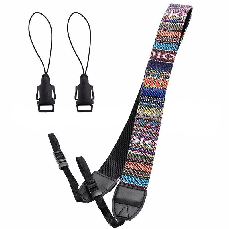 Camera Shoulder Neck Strap Universal Vintage Cotton Belt with Quick Release Camera Supplies Gift for Photographers