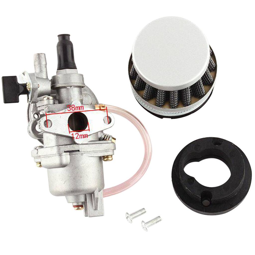 Carburetor with Filter Fuel Filter Replacement for Motorcycle Dirt Bike ATV Scooter with 47 49 Engine