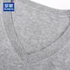 ROMON Men's Thick 100% Cashmere V-Neck Pullover Sweater