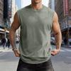 Unisex Sleeveless Casual Tank Top Loose Fit Vintage Streetwear Style Athletic Muscle Shirt Comfortable Fabric Soft Texture