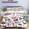 3pcs Duvet Cover Set (1*Duvet Cover + 2*Pillowcase, Without Core),Betty Boop Print Bedding Set, Bedroom Decor, All‑Season, Birthday Gift