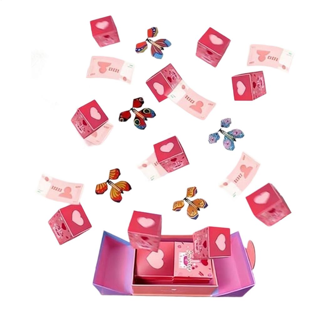 Valentines Bounce Box Wedding Supplies Holiday Money Boxes For Birthday Proposal Confession Graduation Partners Boyfriends