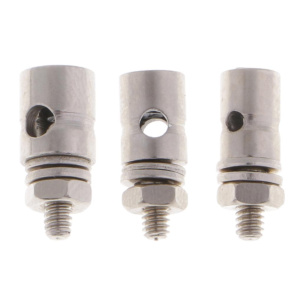 10 Pieces Linkage Stopper Adjustable Pushrod Connector Control Arm Servo RC