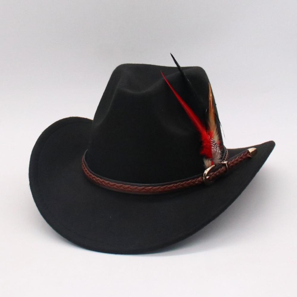 Fedora Hat Topper Hat Upturned Edge Jazz Hat Fashion Show Hats  Cowgirl Party Decorations
