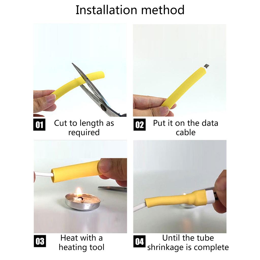 900 Pcs Electric Insulation Heat Shrink Tube Insulation Sleeving Electrical Wire Cable Wrap Assortment 2:1 Shrink Ratio