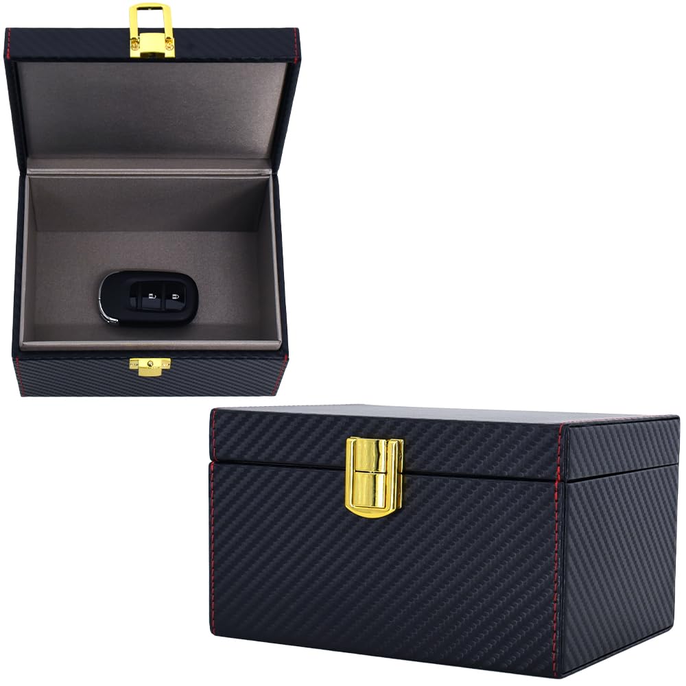 Relay Attack Prevention Box, Radio Signal Blocking, Car Keys, Credit Cards, Smartphone, Multiple Storage, Trouble Prevention