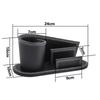 Multifunctional Leather Pen Holder Leather Stationery Storage Box  Desk Organization