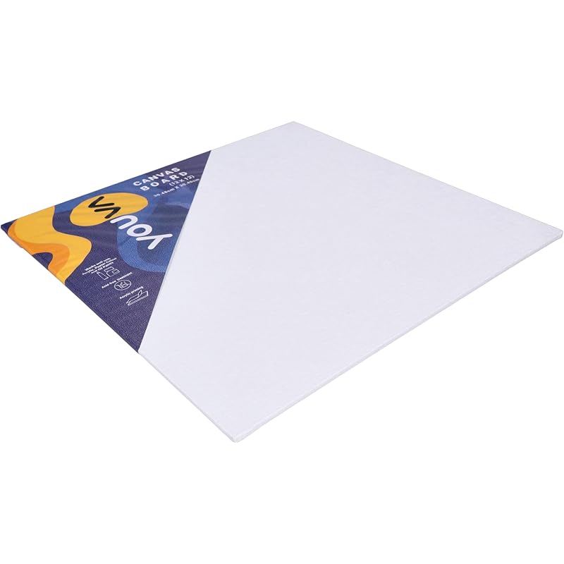 Navneet Youva |Canvas Board |12X12 Inch |Pack Of 2 12x12 белый