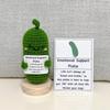 Handmade Crocheted Funny Cucumber And Potato Woolen Expression Gift Set