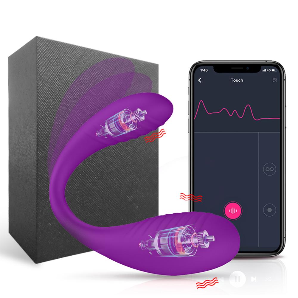 Sex Toys APP Vibrator Bluetooth Dildo Female for Women Wireless Remote Control Vibrators Wear Vibrating Love Egg Toy for Couple