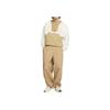 Nike Logo Embroidered Straight Leg Loose Fit Casual Pants Men Bottoms Beige HJ1974-297