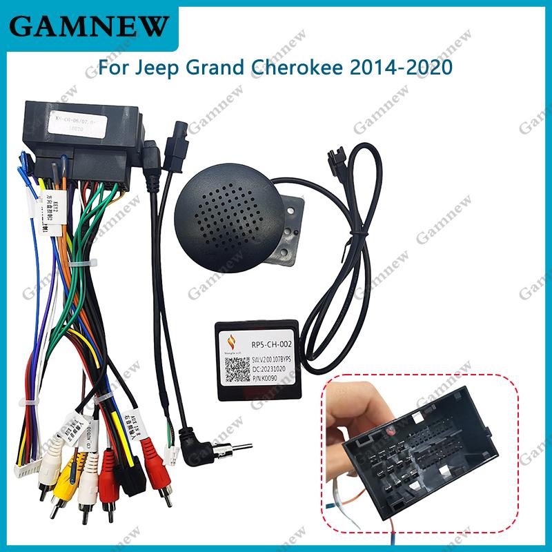 16Pin Car Wiring Harness Adapter Canbus Box Decoder RP5-CH-002 For Jeep Grand Cherokee Compass Renegade Wrangler Rubicon